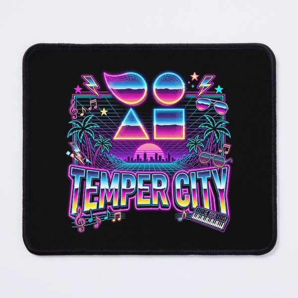 Item preview, Temper city self aware music album cover art designed and sold by ARTeez⭐️⭐️⭐️⭐️⭐️.
