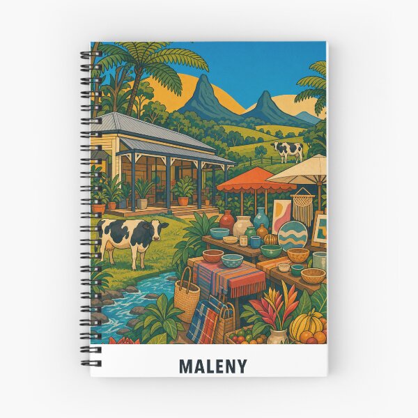 Item preview, Maleny Hinterland Arts Market Creek and Dairy Country designed and sold by Print My Town.