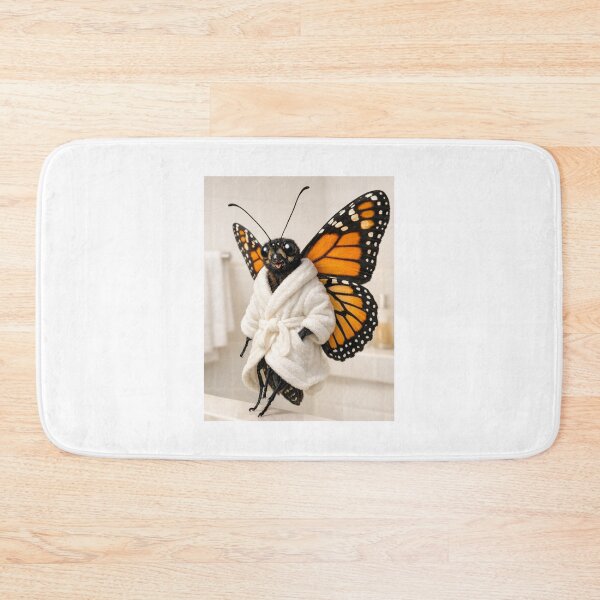 Item preview, Cozy Bathrobe Monarch Butterfly designed and sold by Sillytoe.