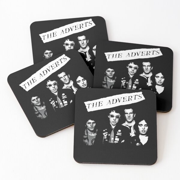 Item preview, Monochromatic Group Portrait Of The Adverts designed and sold by Kumar-Artist.