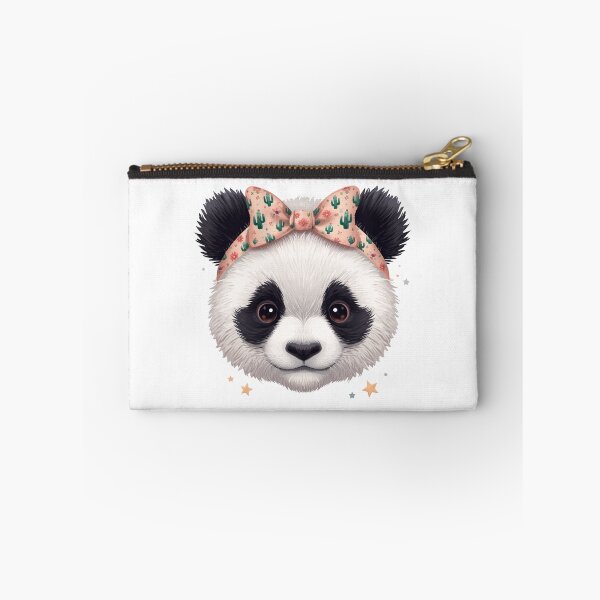 Item preview, Cute Panda Cactus Bow Stars Art designed and sold by Oddifys.