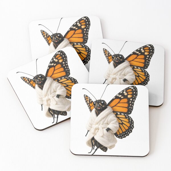 Item preview, Relaxing Bathrobe Monarch Butterfly designed and sold by Sillytoe.