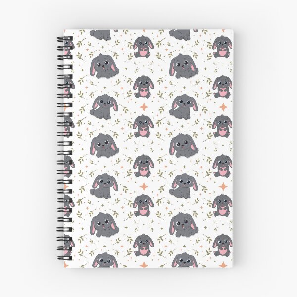 Item preview, Gray Little Forest Bunny Pattern designed and sold by MascarenoM.