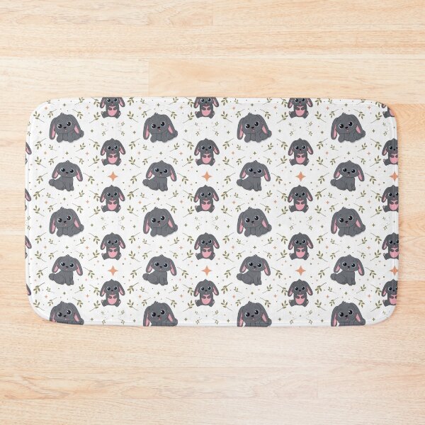 Item preview, Gray Little Forest Bunny Pattern designed and sold by MascarenoM.