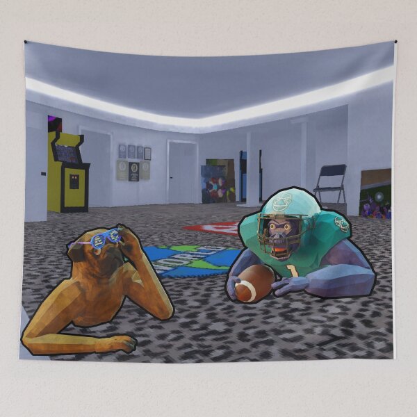 Item preview, Pug and Football Monkey In Apartment Animal Company VR Game designed and sold by SkippysWorkshop.
