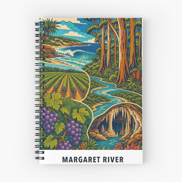 Item preview, Margaret River Surf Karri Forest Vineyards and Caves designed and sold by Print My Town.