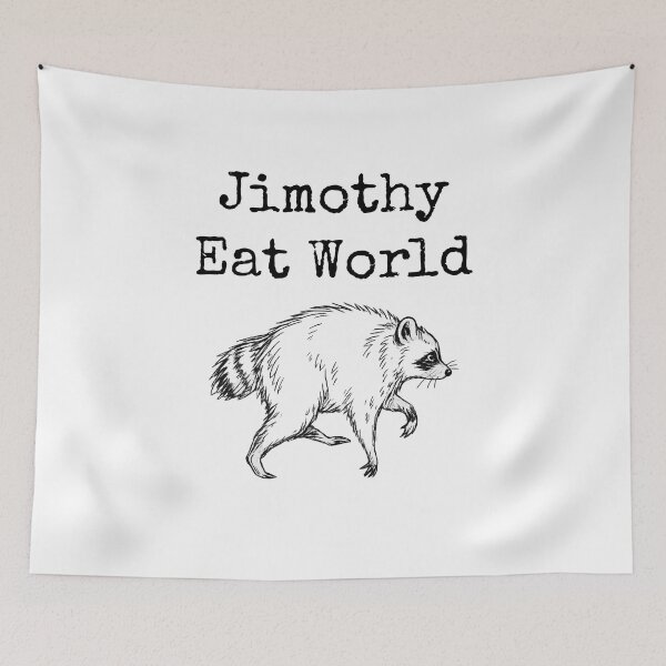 Item preview, Jimothy Eat World Funny Viral Raccoon Seattle Trash Panda  designed and sold by first-shirt ⭐ ⭐ ⭐ ⭐ ⭐.