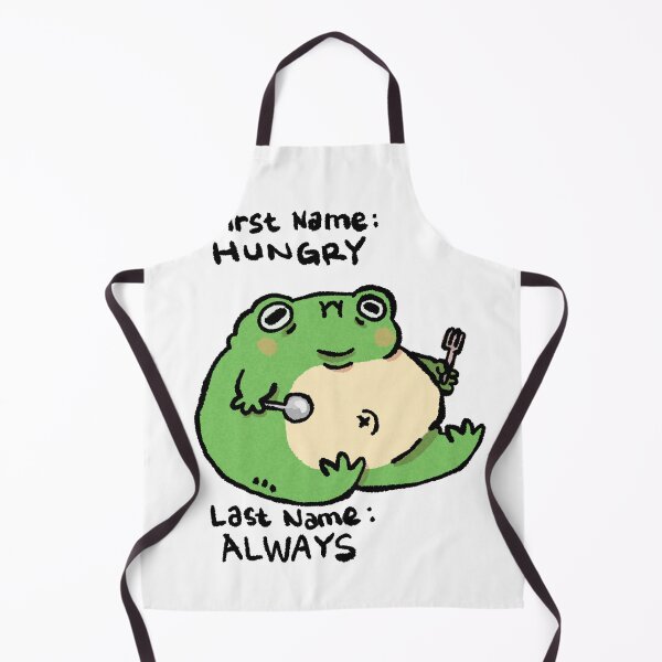 Item preview, Chubby Frog First Name Hungry Last Name Always designed and sold by Childish by Design.