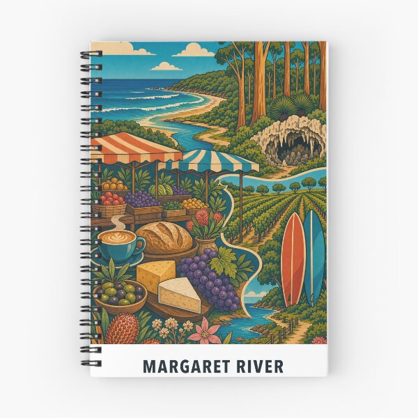Item preview, Margaret River Market Produce Wine Surf and Caves designed and sold by Print My Town.