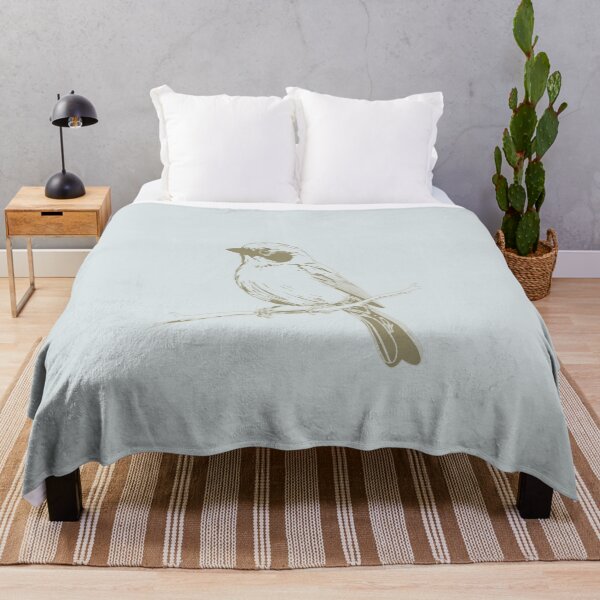 Item preview, Quiet Perch – Minimalist Bird Art designed and sold by FawnFeatherCo.