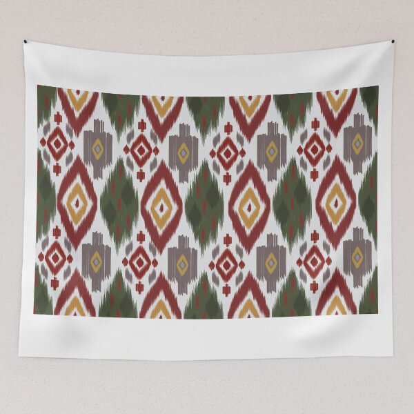 Item preview, ikat pattern designed and sold by Line-Aura.