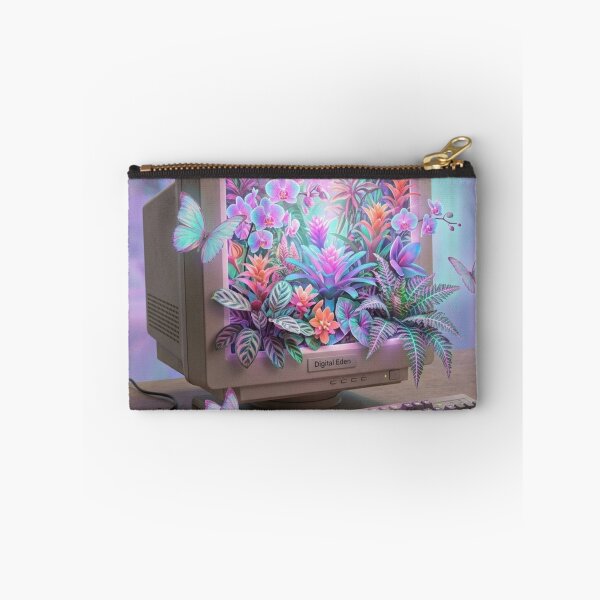Item preview,  Digital Eden - Retro Computer Surreal Garden designed and sold by claudia6666.