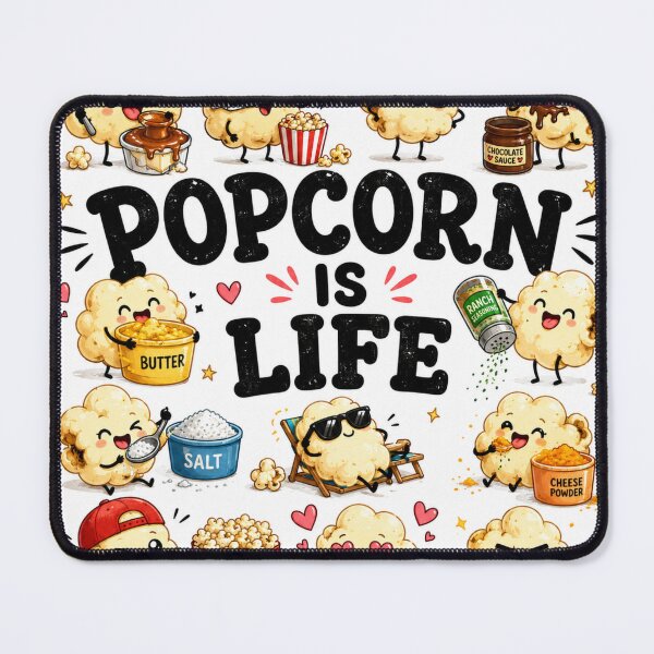 Item preview, Popcorn is Life designed and sold by Dad Duty Designs.