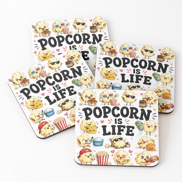 Item preview, Popcorn is Life designed and sold by Dad Duty Designs.