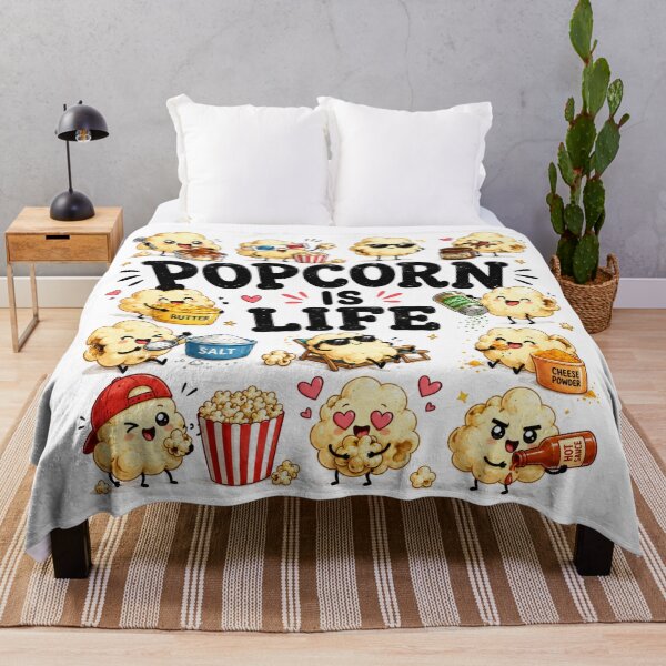 Item preview, Popcorn is Life designed and sold by Dad Duty Designs.