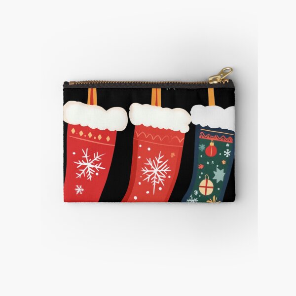 Item preview, Elegant Red Christmas Stockings Holiday Art designed and sold by VibeTees38.