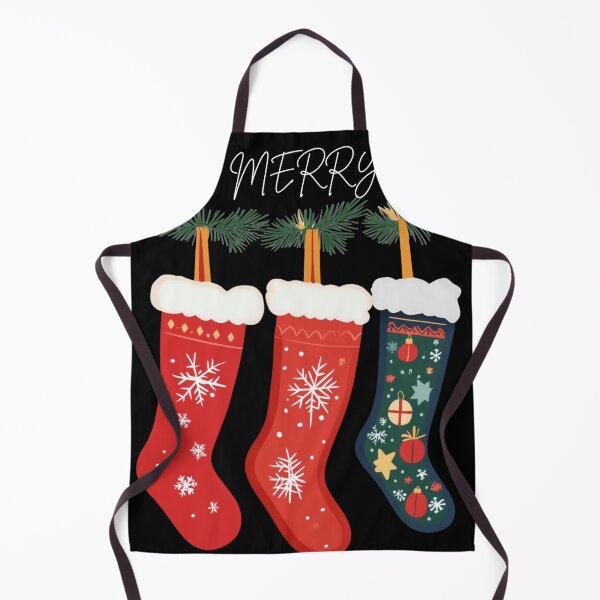 Item preview, Elegant Red Christmas Stockings Holiday Art designed and sold by VibeTees38.