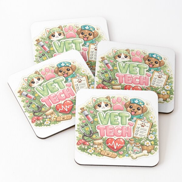 Item preview,     Cottage Garden Vet Tech  designed and sold by Petals and pearls.