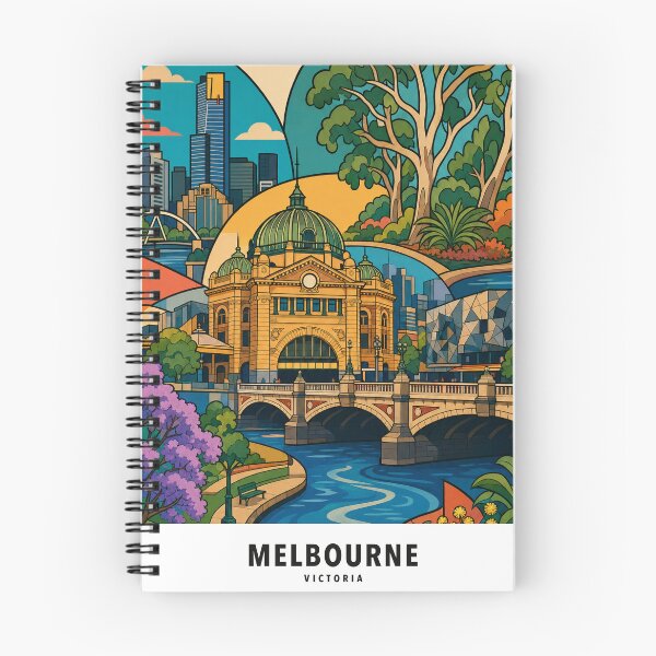 Item preview, Melbourne Flinders Street Princes Bridge Yarra and Gardens designed and sold by Print My Town.
