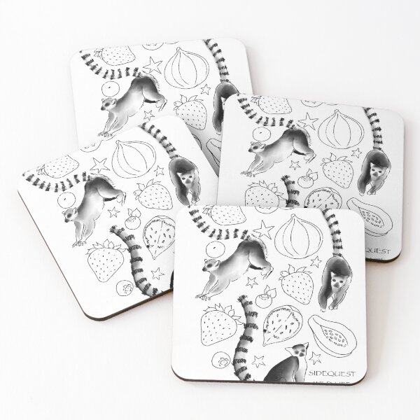 Item preview, Lemurs and Fruit designed and sold by SideQWildlife.