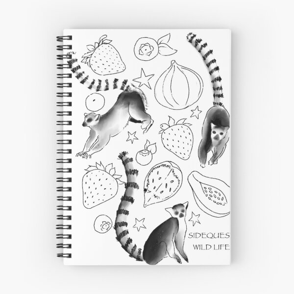 Item preview, Lemurs and Fruit designed and sold by SideQWildlife.