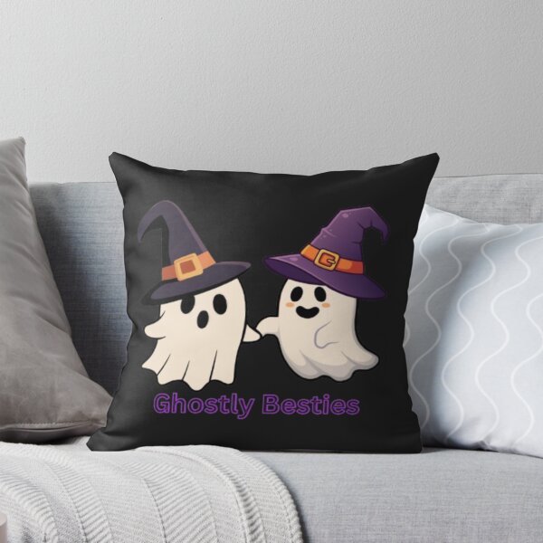 Item preview, Cute Ghostly Besties Witch Hats Halloween designed and sold by Akira Design Store.