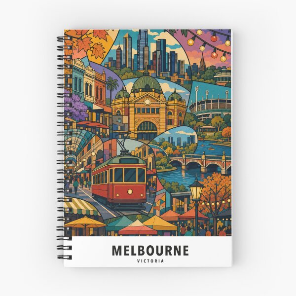 Item preview, Melbourne Tram Laneways MCG Yarra and City Lights designed and sold by Print My Town.