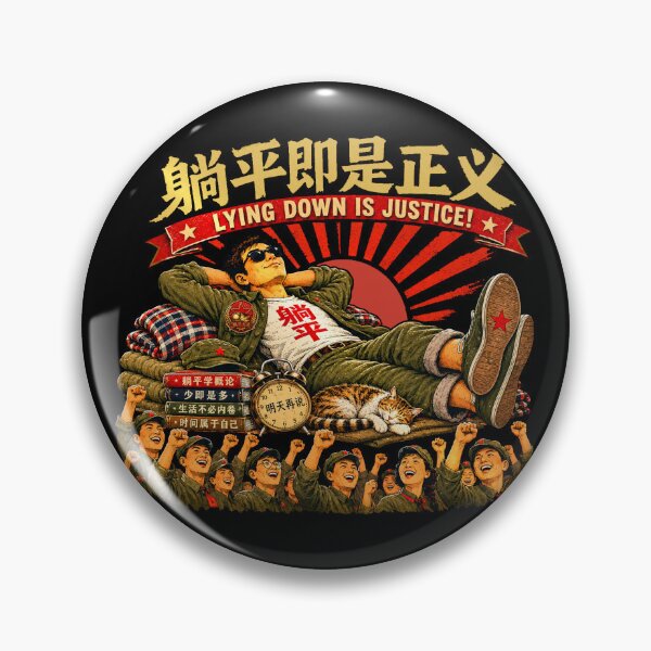 Item preview, Lying Down Is Justice! — Certified Tang Ping Champion designed and sold by Sanctum Icons.