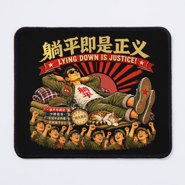 Item preview, Lying Down Is Justice! — Certified Tang Ping Champion designed and sold by Sanctum Icons.