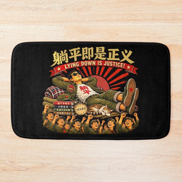 Item preview, Lying Down Is Justice! — Certified Tang Ping Champion designed and sold by Sanctum Icons.