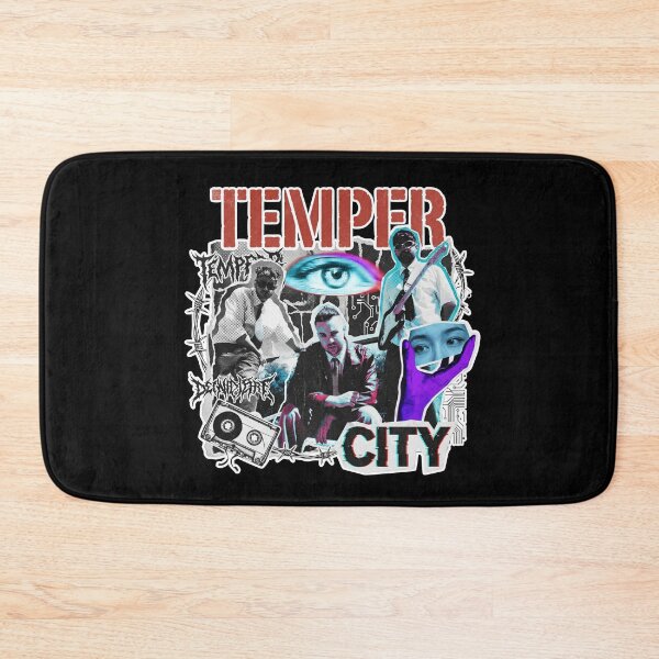 Item preview, Temper city music album cover art designed and sold by ARTeez⭐️⭐️⭐️⭐️⭐️.