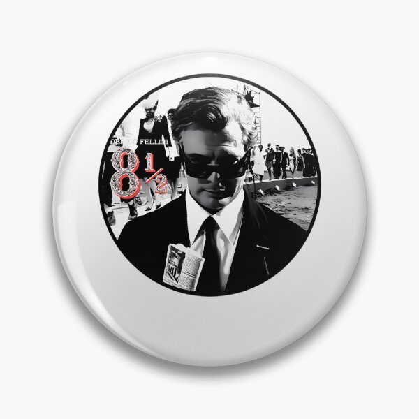 Item preview, Italian Film Director Black White Portrait designed and sold by petartodorovski.