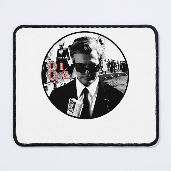 Item preview, Italian Film Director Black White Portrait designed and sold by petartodorovski.