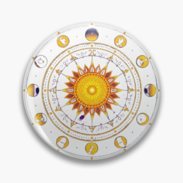 Item preview, Celestial Zodiac Mandala Fantasy Art Design designed and sold by MystiColo.