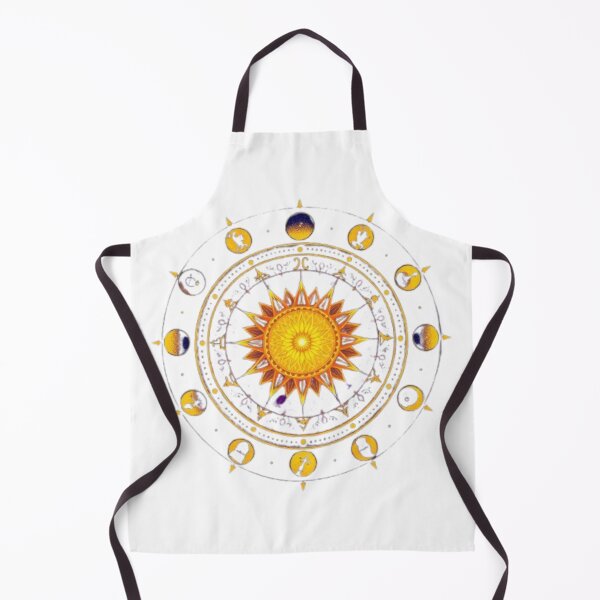 Item preview, Celestial Zodiac Mandala Fantasy Art Design designed and sold by MystiColo.
