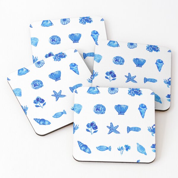 Item preview, Seaside Keepsakes - white and blue  designed and sold by Tess Arden.