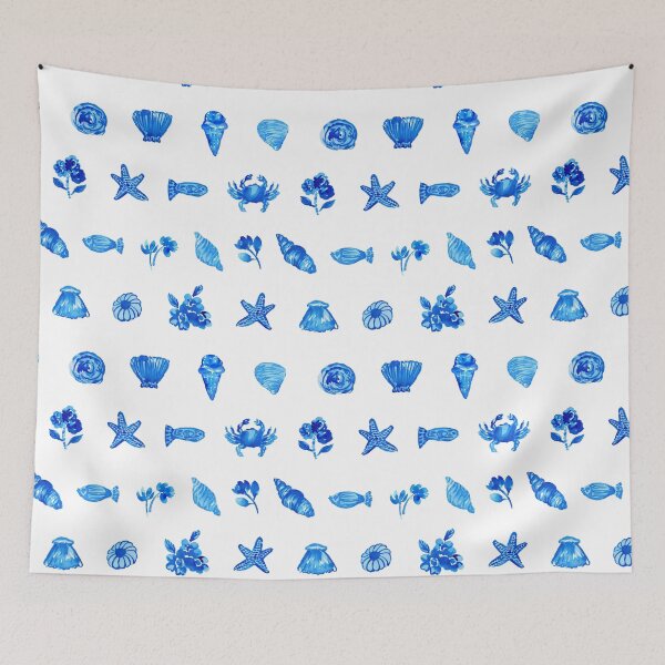 Item preview, Seaside Keepsakes - white and blue  designed and sold by Tess Arden.
