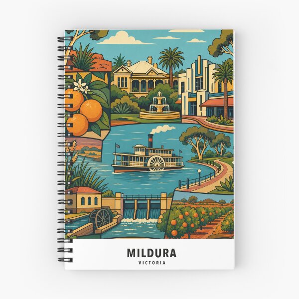 Item preview, Mildura Murray River Paddle Steamer Citrus and Irrigation designed and sold by Print My Town.