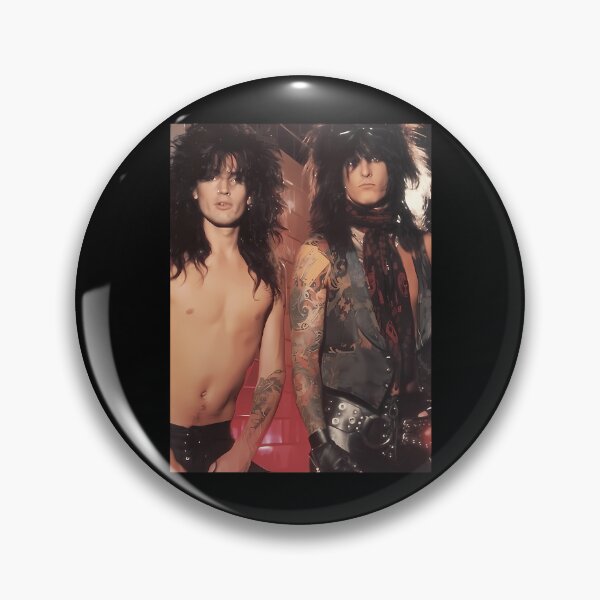Item preview, Portrait Of Nikki Sixx And Tommy Lee Of Motley Crue designed and sold by darvcvr.