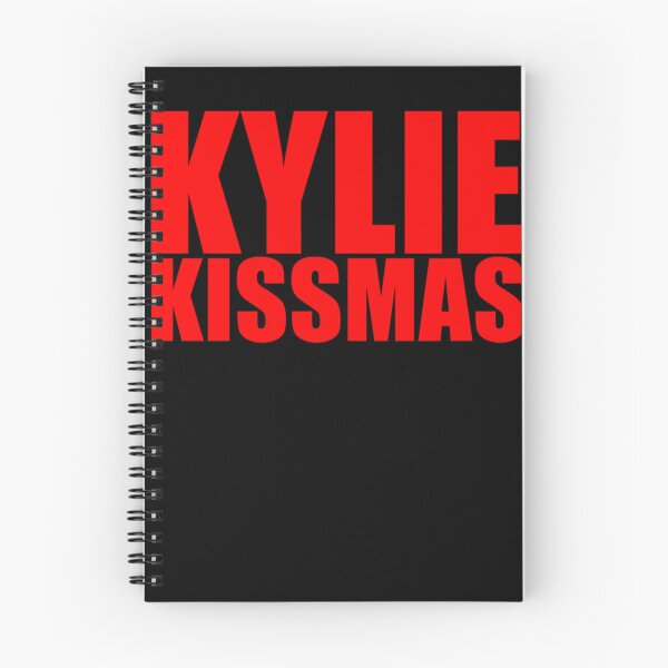 Item preview, Kylie Kissmas Typography On Black Background designed and sold by darvcvr.