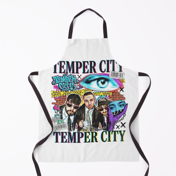 Item preview, Temper city music album cover art designed and sold by ARTeez⭐️⭐️⭐️⭐️⭐️.