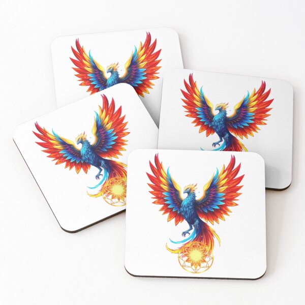 Item preview, Phoenix of Eternal Light Fantasy Illustration designed and sold by MystiColo.