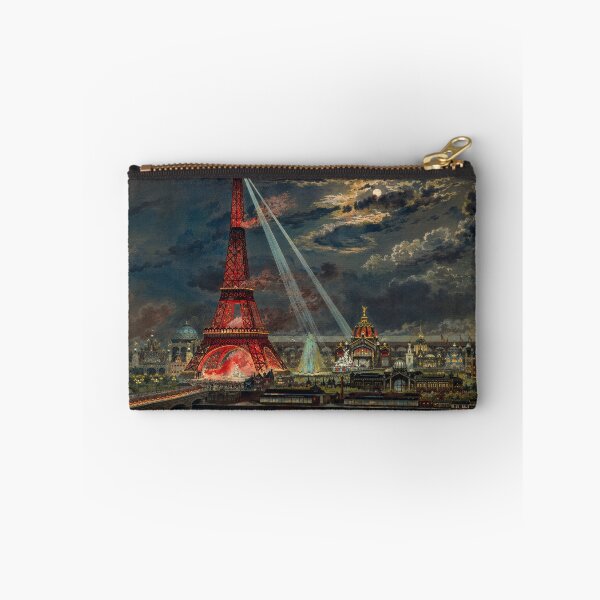 Item preview, Eiffel Tower Vintage Illustration Paris Wall Art for Travelers designed and sold by RickE.