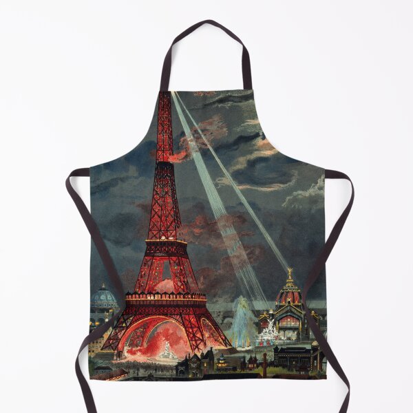 Item preview, Eiffel Tower Vintage Illustration Paris Wall Art for Travelers designed and sold by RickE.