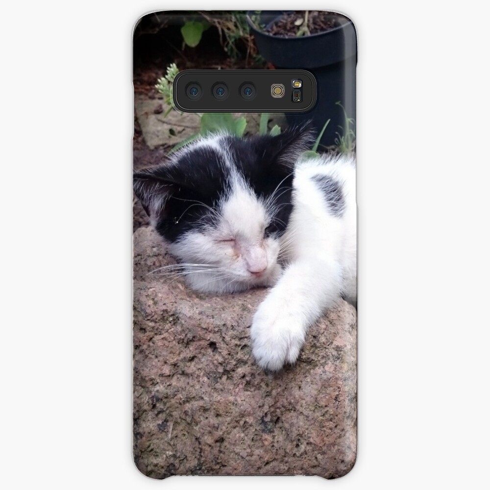 Timmi macht ein Nickerchen Hülle & Klebefolie für Samsung Galaxy