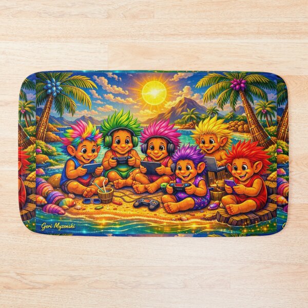 Item preview, Welcome to Troll Island  designed and sold by The Art Queen Of Michigan .