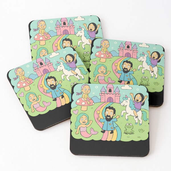 Item preview, Whimsical Fantasy System Of A Down Cartoon designed and sold by KeithArtWorks.