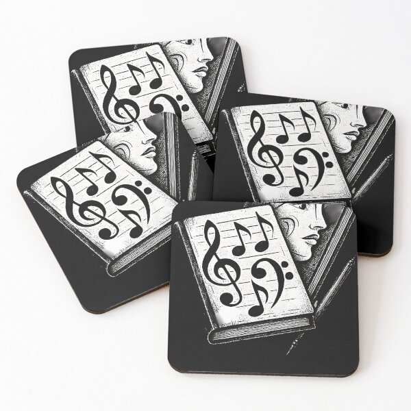 Item preview, Intertwined Music Journals With Abstract Face designed and sold by cerymopl.
