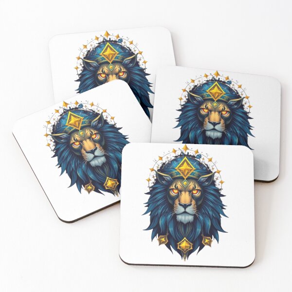 Item preview, Mystic Guardian Lion Spiritual Art Design designed and sold by MystiColo.