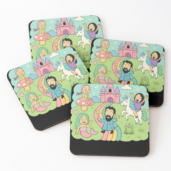 Item preview, Whimsical Fantasy System Of A Down Cartoon designed and sold by KeithArtWorks.